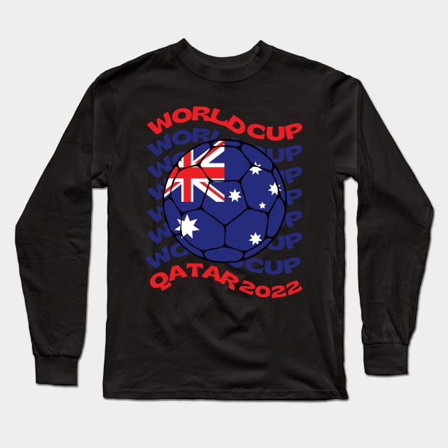 Australia Soccer Long Sleeve T-Shirt by footballomatic